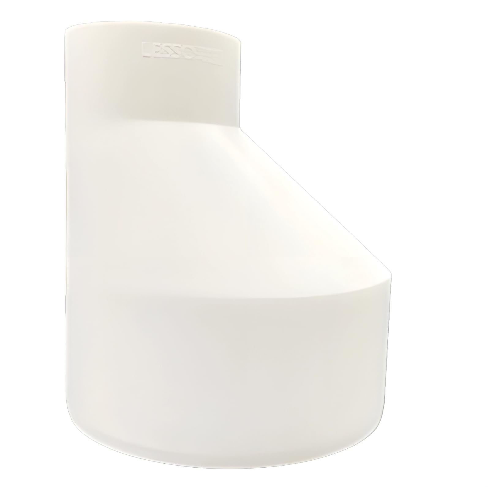 6,3 x 4,3 cala reduktor mimośrodowy PVC, złącze mimośrodowe PCW do odpływu, 16 x 11 cm, wysokie wykorzystanie przestrzeni do zmiany rozmiaru rury