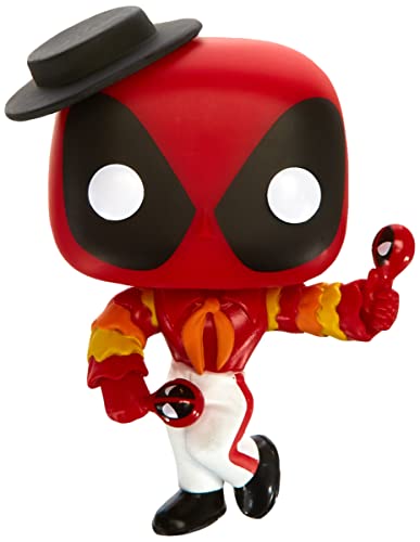 POP Funko Marvel: Deadpool 30th - Flamenco Deadpool, Multicolor, Standard