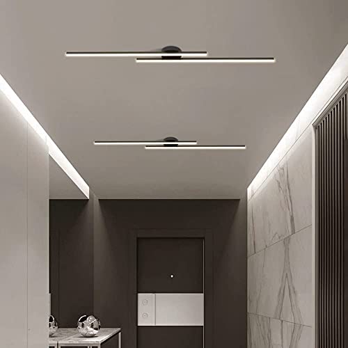 Plafonnier LED moderne et lustre linéaire pour salon et chambre