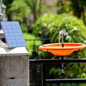 Genérico Solar-Powered Outdoor Fountain Pump