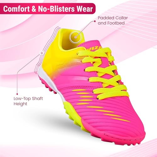 Vizari Liga Turf Soccer Shoes for Boys and Girls| Athletic Turf Shoes with Durable Polyurethane Sole | Youth Football Turf Shoes with Molded Rubber Oursole | Superior Traction on All Surfaces2
