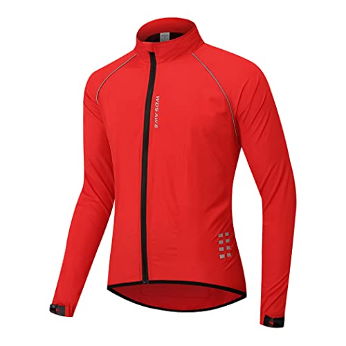 Chaqueta rompeviento para ciclismo hombre manga larga miniatura 2