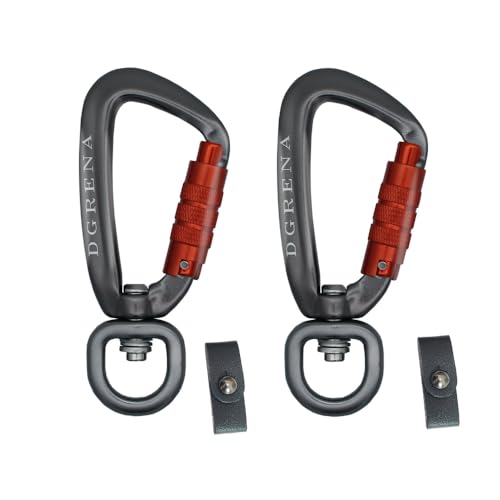 DGRENA Carabiner, Keychain, Spring Buckle，Made of high Hardness Aluminum which