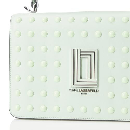 Image of KARL LAGERFELD Women's Simone Studded Satchel Crossbody