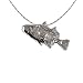 Antique Pewter Trigger Fish Pendant S086PEN