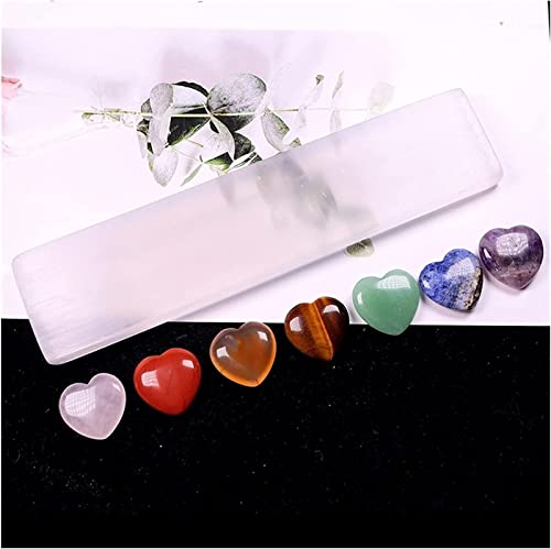 Corazón de jaspe rojo natural AMAZWI para decoración y meditación 4