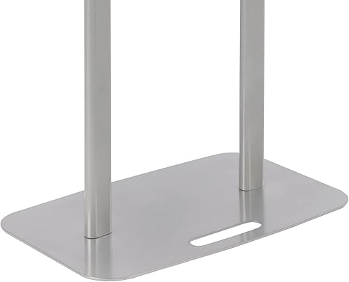 Miniatura 8 de YIYIBYUS Podio transparente acrílico desmontable móvil para discursos, ceremonias de apertura, celebraciones y otras ocasiones, escritorio de