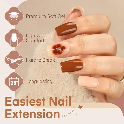 Image of Luckyfairy Short Square Nail Tips Full Matte 360pcs Pre-file Square Tips for Acylic Nails Tips False Nail Tip Press on Nails for Nail Extension 15 Sizes