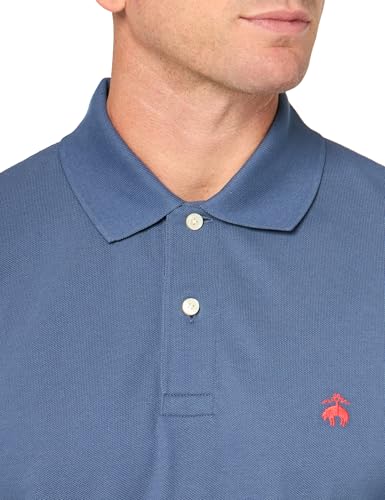 Brooks Brothers Men's Long Sleeve Cotton Pique Stretch Logo Polo Shirt3