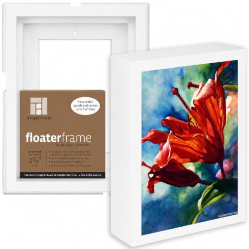 Ampersand Float Frame 1.5in Bold 5x7 White