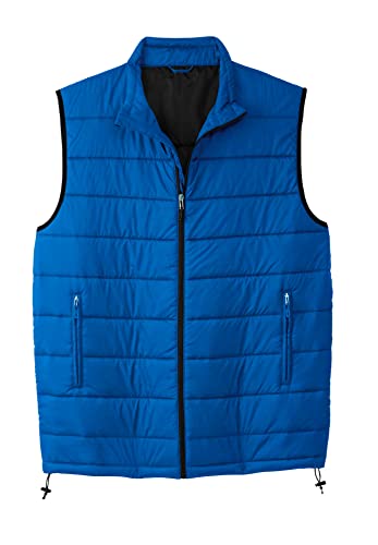 Kingsize Ks Sport Men's Big & Tall Ks Sport™ Packable Puffer Vest - Big - 3Xl, Cobalt Blue #TOP12