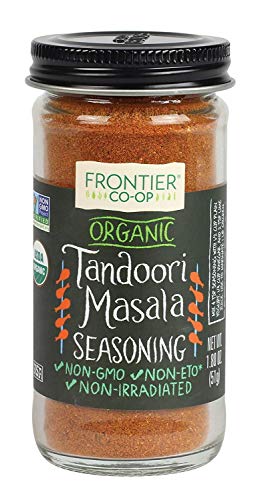 Frontier Co-op Tandoori Masala Seasoning, Kosher, USDA Certified Oranic, Non-GMO, 1.8 Ounce (Pack of 1)