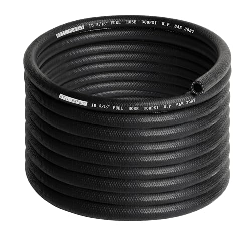 EVIL ENERGY 5/16 Fuel Hose Line NBR Rubber SAE 30R7 25FT