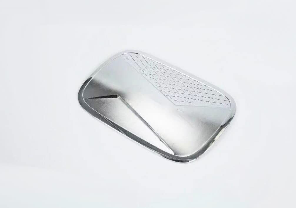 Chrome Car Fuel Gas Tank Cap Cover Gas Door Cover Trim Emblems For Honda CR-V CRV 2017-2019 -2020-2021-2022