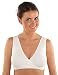 VEAMI Nursing Sleep Bra-Silk White-Medium