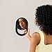 Diane Professional Quality Hand Mirror, Single Sided Hand Held Mirror, Lightweight Portable Mirror with Handle, Ideal for Makeup, Shaving, & Everyday Beauty, Compact Size for Travel – 7.5