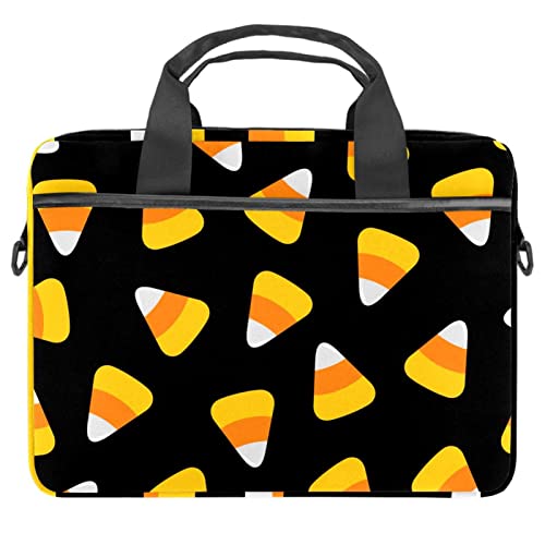 Mallette ordinateur 13-14 pouces originale motif hibou et bonbons noirs