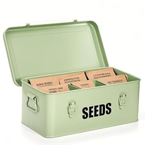 Mezchi Saatgut-Aufbewahrungsbox mit 4 Fächern