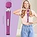 AEVEONE Wired Powerful Handheld Wand Massager, Strong Personal Vibration Massage for Sports Recovery, Back Muscle Aches, Whole Body Pain (Purple)