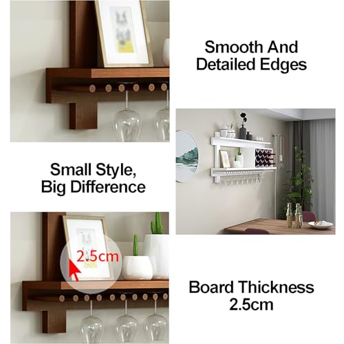 Support de rangement pour verres à pied et casier à vin suspendu