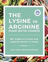 The Lysine vs Arginine Food Ratio Charts: 60+ Pages of Lysine and Arginine Ratios in Foods B0CTMW58MJ Book Cover