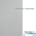National Door Company, 36'' x 80'', Fiberglass Smooth, Primed, 4-Lite, Frosted Glass, Prehung Single Front Door on 4-9/16'' Primed Composite Frame (Z03752290R)