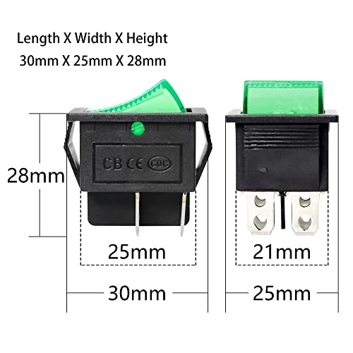RIIEYOCA Interruttore a bilanciere a 5 pezzi