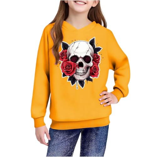Girls Hooded Sweatshirts Cute Graphic Fashion Hoodies Long Sleeve Casual Soft Pullover Fleece Y2K Trendy Clothes3