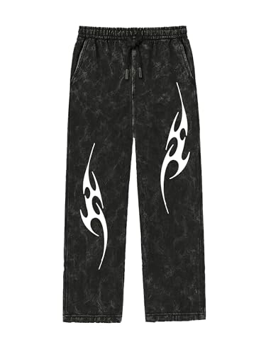 Image of fanideaz Mens Cotton Baggy Trackpant for Men | Streetwear Loose Fit Track Pants for Men | Comfortable Breathable Cotton Casual Wear Lower for man Stylish