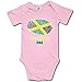 Lplpol Jamaican in My DNA Funny Cotton Baby Onesies Mono Mono para Unisex Baby Boys Girls, GK769, multicolor, 9 mes