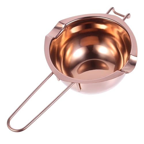 FUNOMOCYA Stainless Steel Melting Bowl Butter Melting Pot Hanging Ear for Chocolate Cheese Baking Supplies