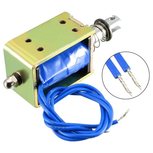 Électroaimant push pull 12V résout blocage serrure et automatisme mécanique - 6