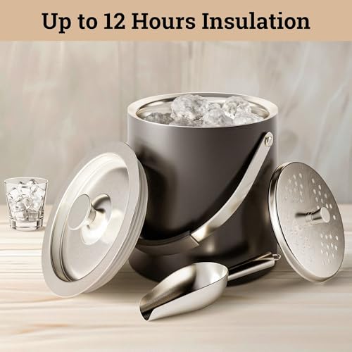 Hb Design Co. BLACK ICE BUCKET Insulated Ice Bucket thumb #2