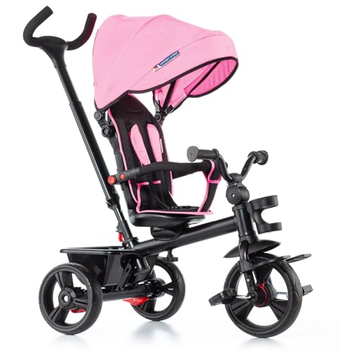 M MOLTO Triciclo Infantil Evolutivo Rosa Plegable, 21239