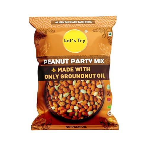 Image of Let's Try Peanut Party Mix, Made In Groundnut Oil 173g