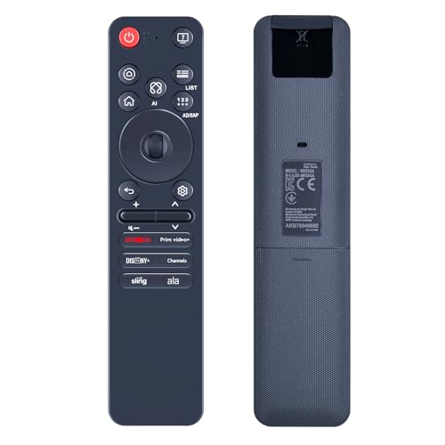 WKOLF Nuevo mando a distancia de repuesto MR25GA AKB76046602 para LG 2025 TV OLED G5 C5 B5 Series QNED 92A 85A 80A Series,sin función Voice Magic