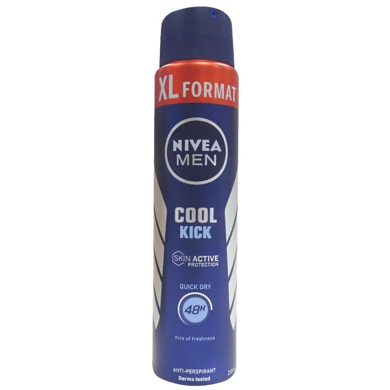 NIVEA Men Cool Kick - Desodorante en spray (6 unidades, 250 ml)