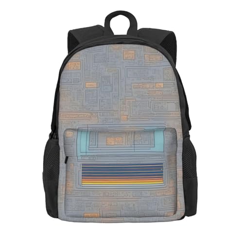 Sac à dos grande capacité anti-vol avec code de programmation et tissu imperméable