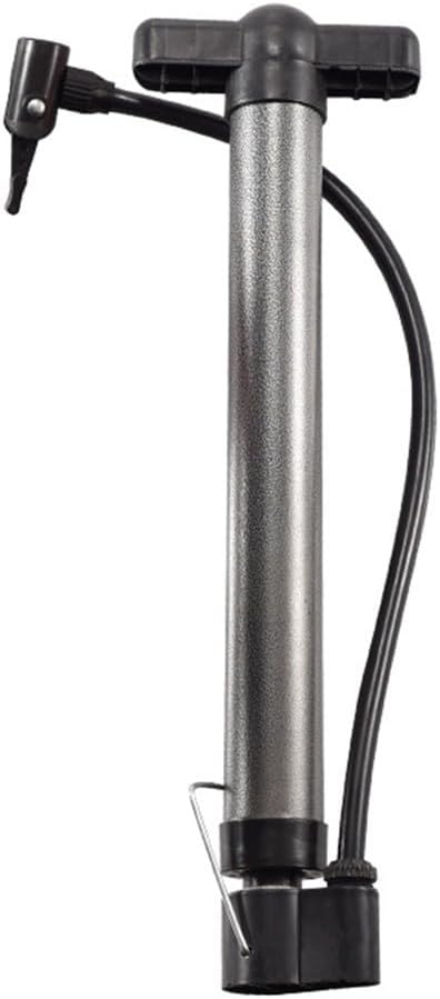 Portable Bicycle Pump with Precision Air Pressure Gauge, High Pressure 100PSI Bike Tire Inflator for Mountain Road Bikes, Basketball, Electric Vehicles, and Balls, Black
