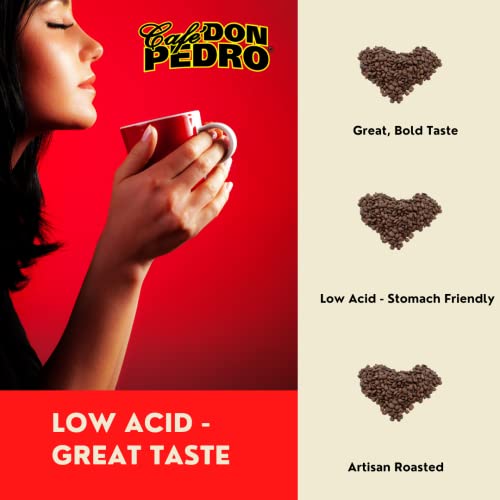 Cafe Don Pedro Southern Pecan Low Acid Coffee Pods - 72 Ct. Compatible With Keurig K Cup Coffee Maker - 100% Arabica #TOP2