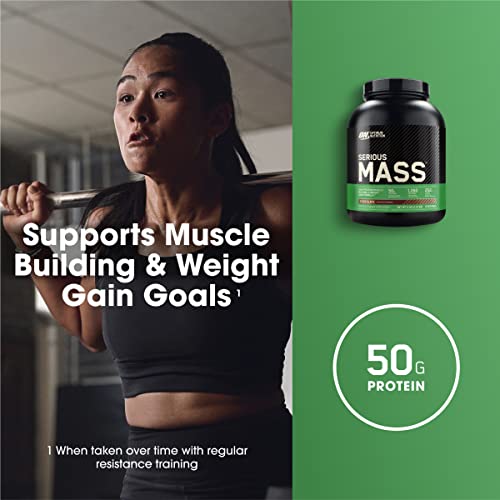 image for Optimum Nutrition Serious Mass, Weight Gainer Protein Powder, Mass Gai
