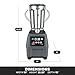 Waring Commercial CB15 Ultra Heavy Duty 3.75 HP Blender, Electric Touchpad Controls with Stainless Steel 1 Gallon Container, 120V, 5-15 Phase Plug,Black