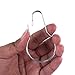 Super Z Outlet Silver Metal Shower Curtain Style Hanging Clip Chain Hooks Sorting & Organizing (50 Pieces)