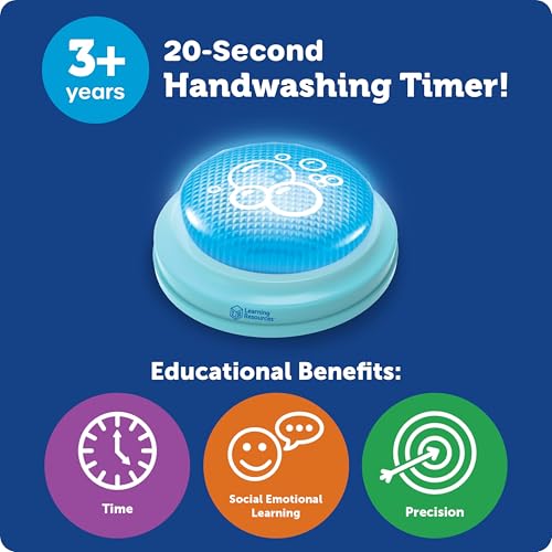 Learning Resources 20 Second Handwashing Timer - Visual Timer for Kids, Classroom Timers for Kids, Visual Timers for Handwashing by Learning Resources - Image 6