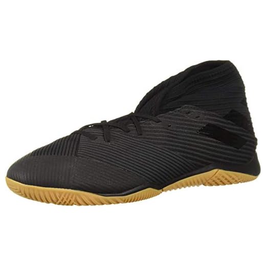 adidas Men's Nemeziz 19.3 Indoor Soccer Shoe, Utility Black, 7.5 M US