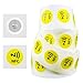 50pcs 30mm NFC Stickers ISO14443A 13.56MHz NFC215 Universal Label RFID Smart Electronic Tags for All NFC Phones Four Color (Yellow)