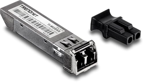 Image of TRENDnet 1000Base- SX Industrial SFP to RJ45 Multi-Mode LC Module, TI-MGBSX, Up to 550m (1,804 Ft), IEE 802.3z, ANSI Fiber Channel, Data Rates up to 1.25Gbps, LC-Type Duplex, Lifetime Protection