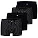 Produktbild Götzburg Herren Boxershorts Pants | 4 Stück | 740520 (M, schwarz/gestreift)