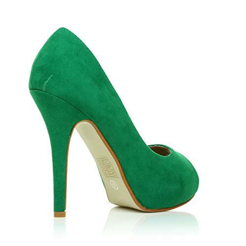 Scarpe con Tacco a Stiletto Alto e Plateaux Aperte...