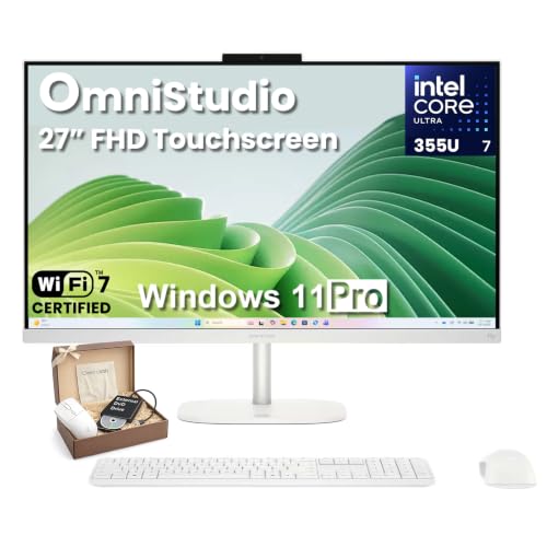 Image of HP OmniStudio 27 inch Touch All-in-One Desktop Computer, 32 GB RAM, 1 TB SSD